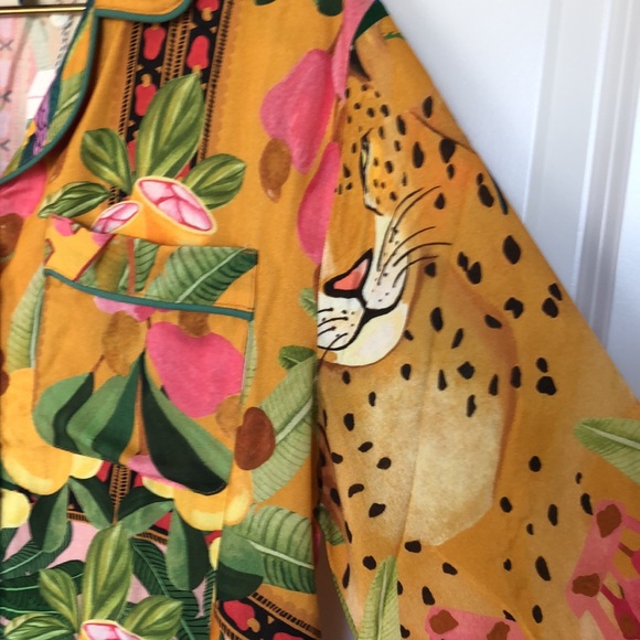 Anthropologie Farm Rio Hisbiscus Pajama Set - Picture 8 of 16